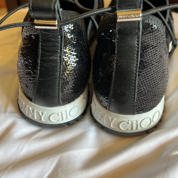 Jimmy Choo walking shoes black shiny - Picture 3 of 5